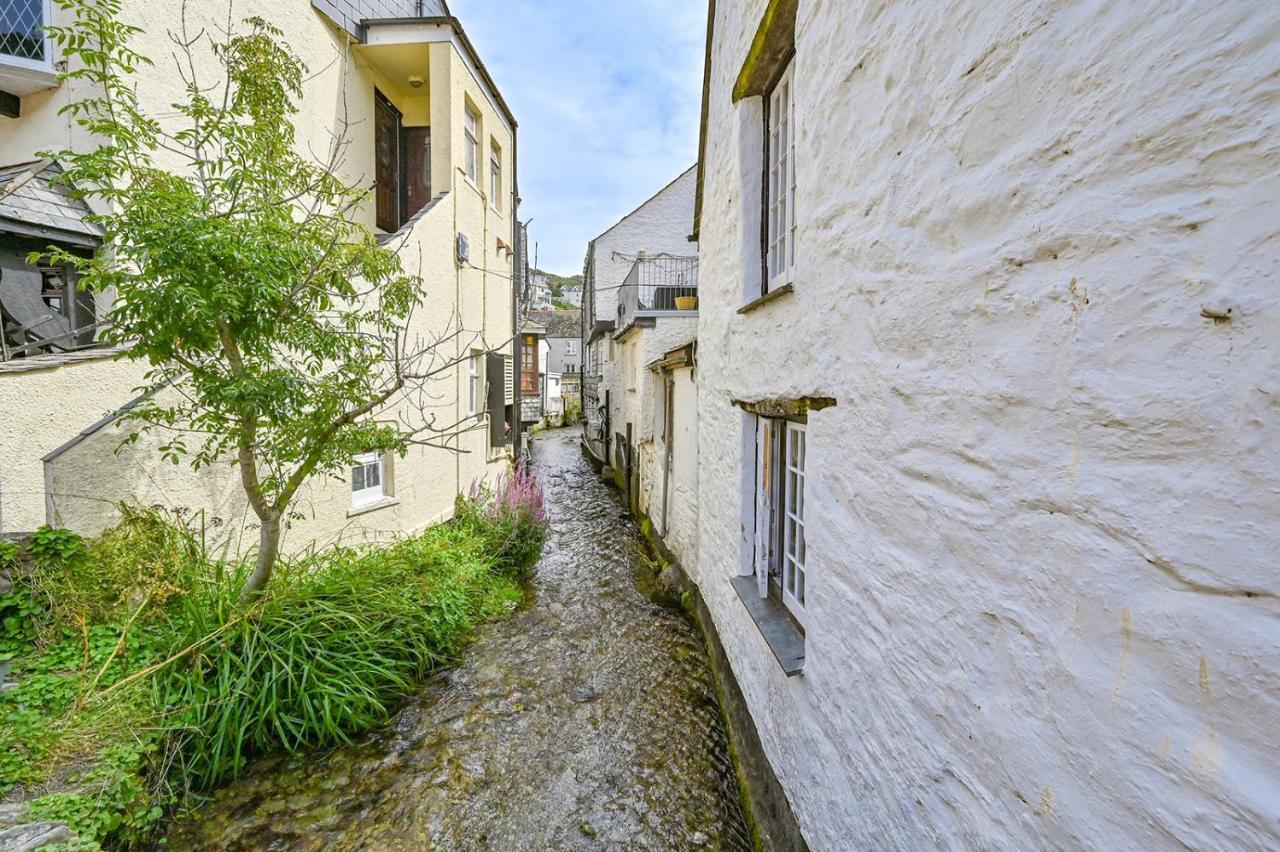 Luxury Couple'S Getaway With River Views And Parking Polperro Exterior photo